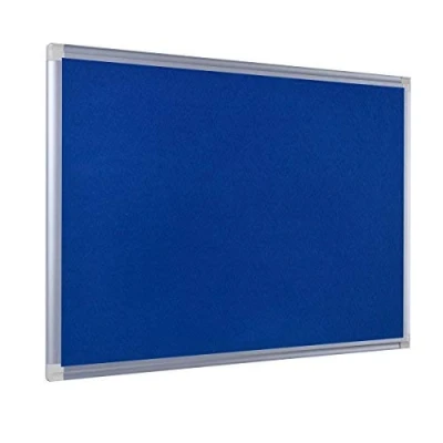 Imagen de Bi Office New Generation Tablero de anuncios fieltro, 600 x 450 mm, color azul