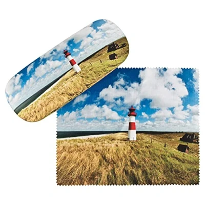 Imagen de von Lilienfeld Estuche Gafas Sylt Faro Paisaje Funda Ligeramente Estable Colorido Paño de limpieza