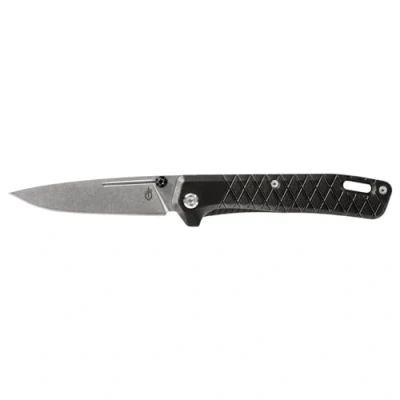 Imagen de Gerber Navaja de bolsillo con clip para cinturón, Zilch, Longitud la hoja: 7,9 cm, caucho/acero 7Cr17MoV, Negro, 30 001879