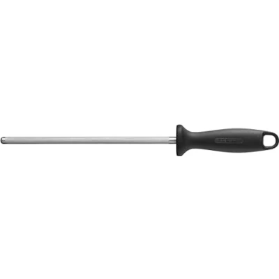 Imagen de ZWILLING afilador de acero, Cromado, Longitud: 23 cm, Mango plástico negro con lazo colgar
