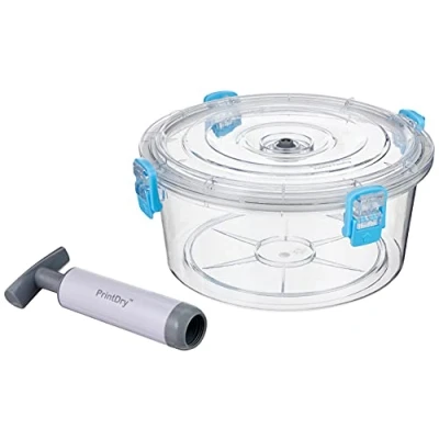 Imagen de PrintDry Caja de vacío filamentos (5) VC208 5, Color Negro, 265 mm diámetro x 115 Altura