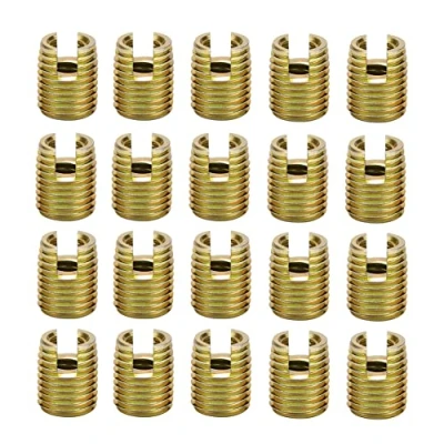 Imagen de Akozon Tornillo Inserto Inserciones De Rosca Autorroscantes, 20Pcs 302 Acero Al Carbono Reparación Accesorios(Inner M3*0.5 Outer M5*0.5)