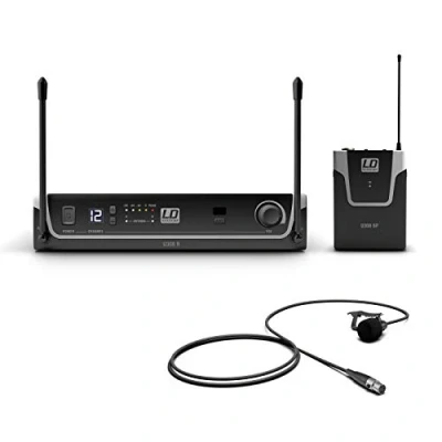 Imagen de LD Systems U308 BPL Sistema inalámbrico con Petaca y Micrófono Lavalier 823 832 MHz + 863 865