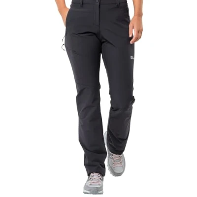 Imagen de Jack Wolfskin Holdsteig Pants Pantalones montañeros largos, Mujer, Talla: 40, Black
