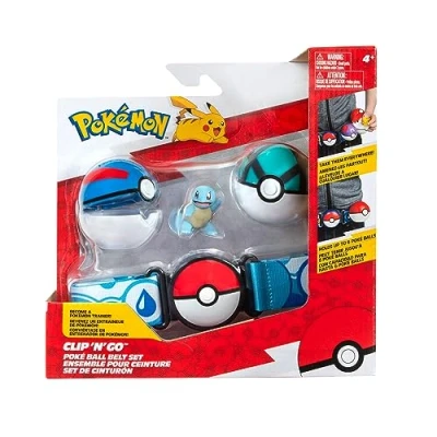 Imagen de Pokémon PKW3161 Juguetes, Color Conjunto de cinturón schiggy, Medium (Jazwares PKW3161)