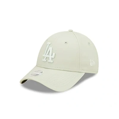Imagen de New Era Los Angeles Dodgers MLB Damenkappe Beige Teamlogo verstellbar Basecap 9Forty One Size