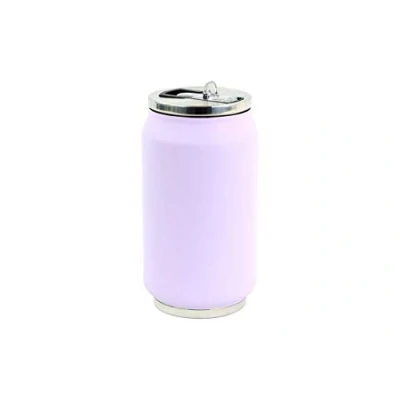 Imagen de YOKO Design Lata isotérmica de doble pared acero inoxidable, sin BPA, botella reutilizable ecológica para agua, deporte, niños, oficina, viaje, 280/500/700 ml, color pastel lavander