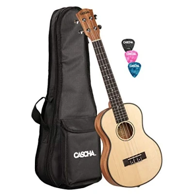 Imagen de CASCHA Kit de ukelele soprano profesional