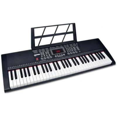 Imagen de Bontempi HarmonyKeys Teclado Piano Digital Profesional de 61 Teclas, 94,6x32,7x11,9 cm