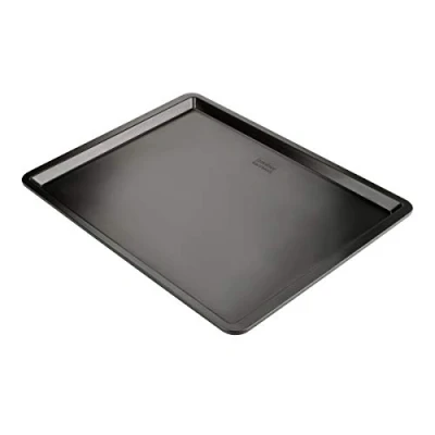 Imagen de Zenker Black Metallic Bandeja para hornear y galletas (resistente al calor hasta 230 C, 420 x 320 15 mm)