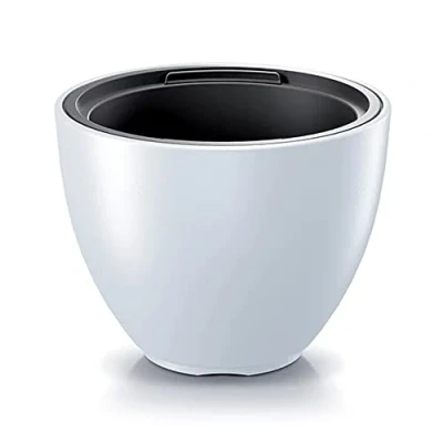 Imagen de Maceta HEOS 25L., Con depósito, dimensiones (mm) 395x395x302, color Blanco
