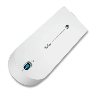 Imagen de REV Regleta NoLook múltiple de 4 a 8 enchufes para gestión práctica Cables, con Ojales Colgar e Interruptor Encendido/Apagado, 1,4 m, Color Blanco