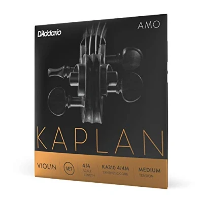 Imagen de D&#039;Addario KA310 4/4M Medium Tension 4/4 Scale Kaplan Amo Violin String Set