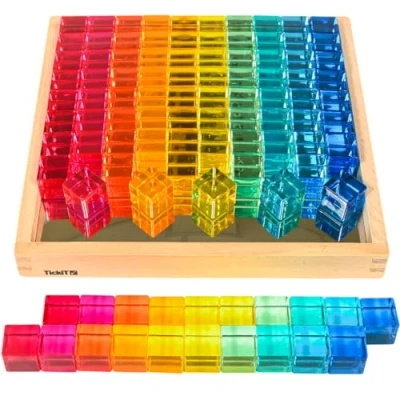 Imagen de TickiT 73548 Gem Cube Mirror Tray (Commotion Ltd