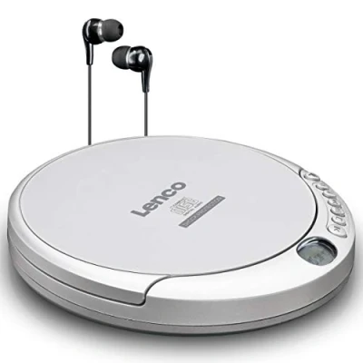 Imagen de Lenco CD de 201SI Reproductor CD/MP3 Player it Anti Schock y función Carga Color Blanco