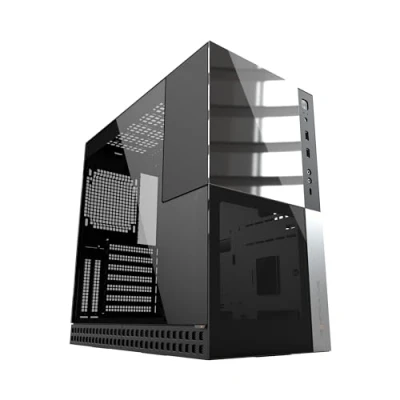 Imagen de Geometric Future M4 Caliburn Mid/Mini Tower, Caja para Juegos E ATX/ATX, Vidrio/Acero de 1,2 mm, Tipo C, Montaje Vertical GPU, GEO CAL