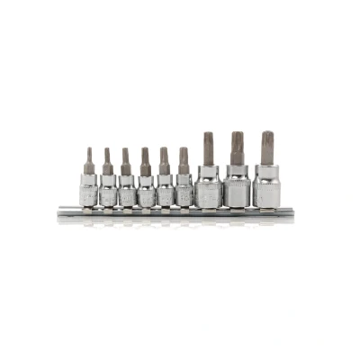 Imagen de ENERGY NE00104 Juego de tubos 9 Torx TR 1/4, 3/8