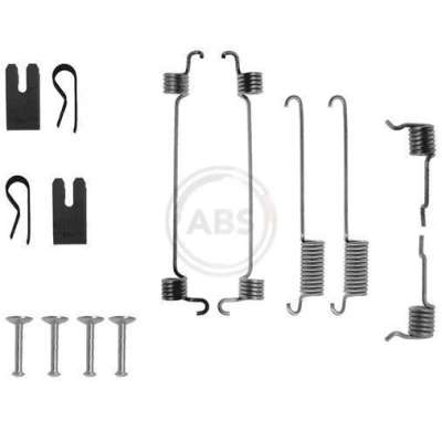 Imagen de A.B.S. 0772Q Juego de accesorios, zapatas freno FORD: Focus Mk1 Familiar, Hatchback, Berlina