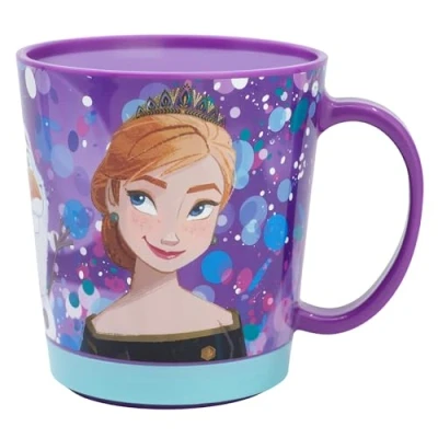 Imagen de Taza antivuelco de plástico 410 ml Frozen