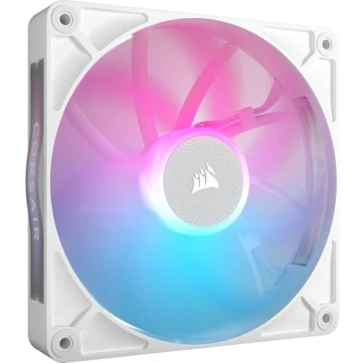 Imagen de CORSAIR iCUE Link RX140 Ventilador PWM RGB de 140 mm Rodamiento Cúpula Magnética Único Blanco