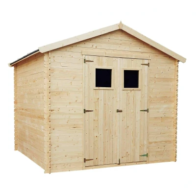 Imagen de Caseta de madera machihembrada 256x266x183/236 cm (6.8 m2) Dimitri