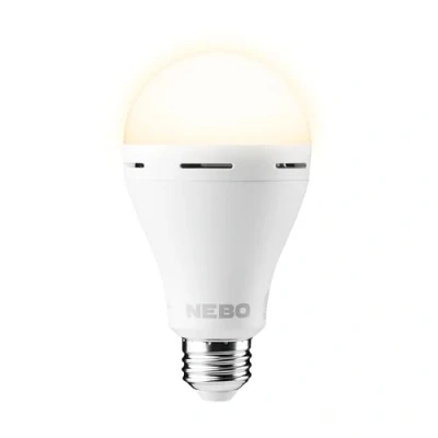 Imagen de NEBO Blackout Backup Bombilla LED de Emergencia Con Batería Interna Recargable para hasta 12 Horas Luz Brillante Gancho Colgar