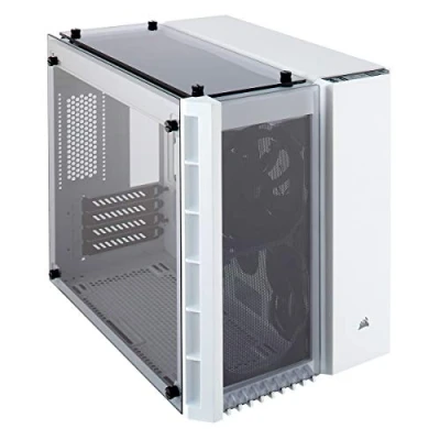 Imagen de Corsair Crystal Series 280X Caja de PC, ATX, tres paneles cristal templado sin iluminación Nessun LED, Blanco