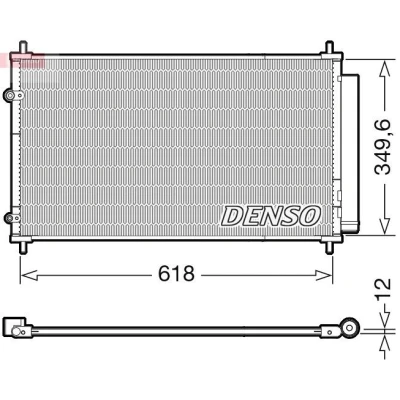 Imagen de DENSO DCN50117 Condensador con secador R 134 a TOYOTA: Yaris III Hatchback