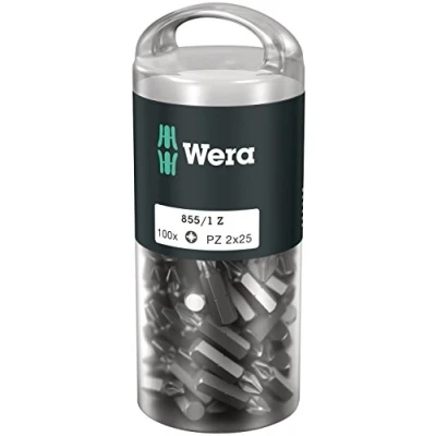 Imagen de Wera, 0007664791010, Puntas, PZ2x25mm, 100 piezas