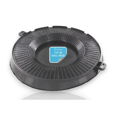 Imagen de DL pro Filtro de carbón para campana extractora AEG Electrolux 9029793610 E3CFT48 EHFC48 Typ48 AMC037 Nyttig FIL900 Whirlpool 484000008783