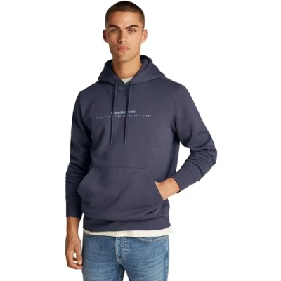 Imagen de Calvin Klein Jeans Minimal LOGO Hoodie Sudadera, Hombre, Talla: Small, Ebony