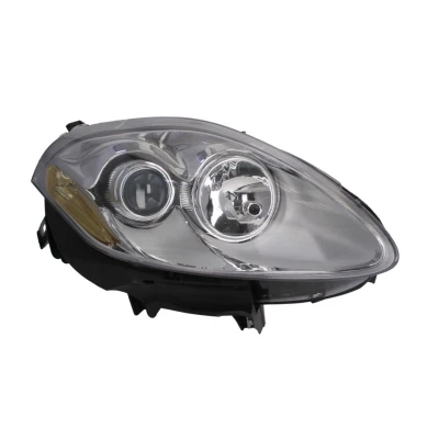 Imagen de VAN WEZEL 1629962 Faros derecha H1/H1 transparente amarillo para circulación por la con servomotor reg. alcance luces P14.5s