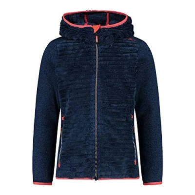 Imagen de CMP Chaqueta polar infantil Highloft con capucha fija, Titanio Turquesa, 110