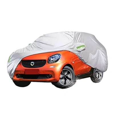 Imagen de Funda De Coche Impermeable Cubierta Completa Para Smart Fortwo 451 453 Exterior E Interior ProteccióN Contra La Lluvia, El Sol Y Los Rayos Uv Protector Solar Verano Invierno