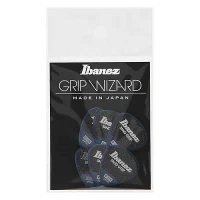 Imagen de Ibanez ppa16hsgye asistente serie, arena Grip Púas 6 unidades, 1,0 mm), color azul oscuro