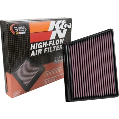 Imagen de K&amp;N Filtro de Aire Reemplazo compatible con Jaguar XE/XF/F Pace 3.0 2015 (izquierda) (33 3075)