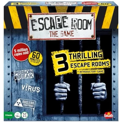 Imagen de Escape Room: The Game Vol. 1, 3 Thrilling Rooms in Your Own Home!, Board Games For Adults, 5 Players, Ages 16+