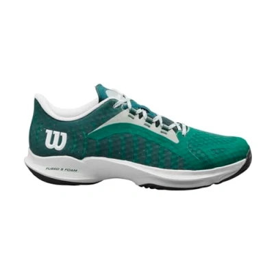 Imagen de Wilson Hurakn Pro, Tennis Shoe Hombre, Evergreen/White/Black, 44 2/3 EU