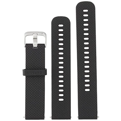 Imagen de Garmin Pulsera de reloj recambio rápido, color Negro, silicona