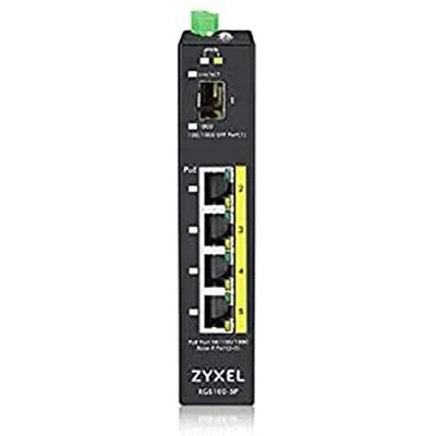 Imagen de Zyxel Rgs100 5p No Administrado L2 Gigabit Ethernet (10/100/1000) Energía Sobre (poe) Negro