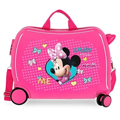 Imagen de Disney Minnie Happy Helpers Maleta Infantil Rosa 50x38x20 cms Rígida ABS Cierre combinación 34L 2,3Kgs 4 Ruedas Equipaje de Mano
