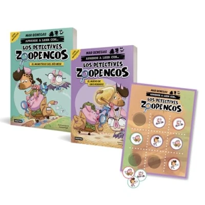 Imagen de Pack Zoopencos Tres en Raya 2024 (Aprende a leer con... ¡Los Detectives Zoopencos!)