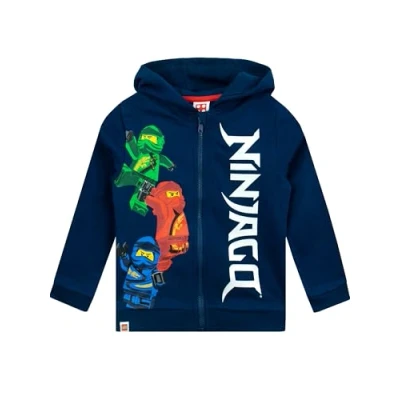 Imagen de LEGO Sudadera con Capucha Ninjago Ropa para niños de Ninja Azul 12 13 Años