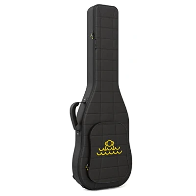 Imagen de MONKEY LOOP Rocking Bass Funda para Bajo con Acolchado de 26 mm Bolsa Semi Rígida Eléctrico Profesional Bolsillo Exterior Accesorios Correas Ajustables Resistente al Agua