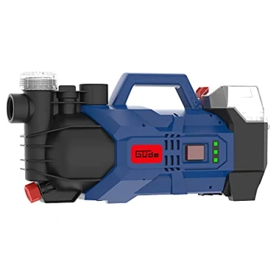 Imagen de Güde 58565 GP 18 0 Bomba de jardín con batería (18 V, 2400 l/h, IG 1&quot;, altura máxima extracción 20 m, filtro agua integrado)