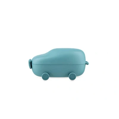 Imagen de Alessi Snack Box con Dos Compartimentos en Resina termoplástica, Azul, Multicolor, Talla Unica