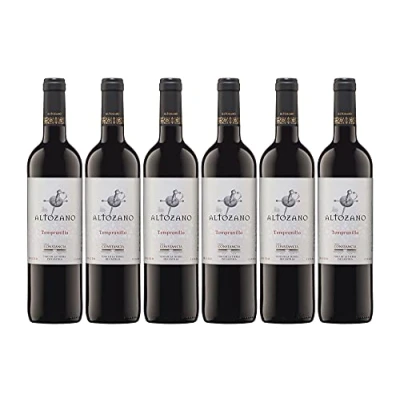 Imagen de Altozano Tempranillo Vino V.T. Castilla 6 botellas de 750 ml Total: 4500