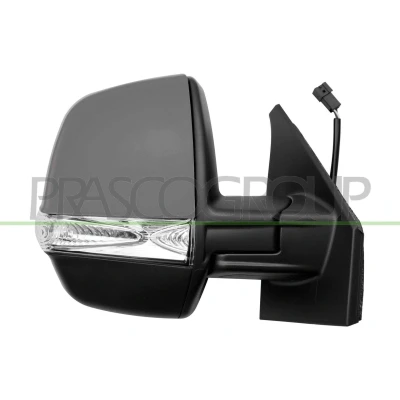 Imagen de Espejo retrovisor Prasco FT9107343 derecha imprimado eléctrico calefactable, ajustable desde interior FIAT: Doblo II Furgón / Familiar