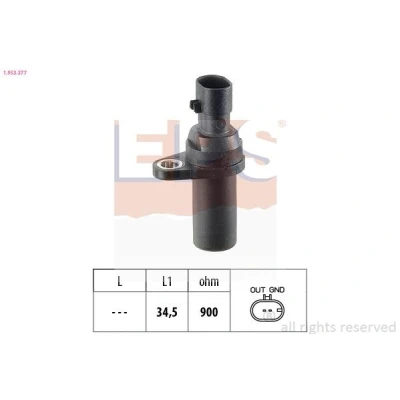 Imagen de EPS 1.953.377 Sensor de Cigueñal Made in Italy OE Equivalent FIAT: Stilo Hatchback, Punto II BRAVO 2, ABARTH: Grande