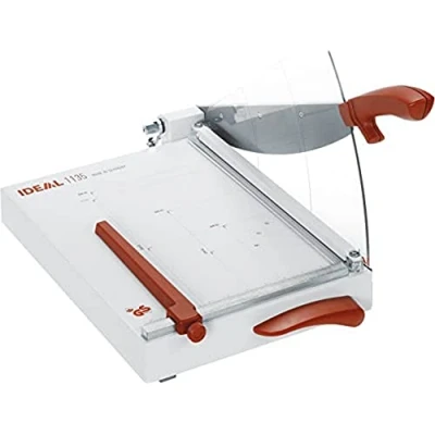 Imagen de Cizalla IDEAL 1135 Cortador de papel profesionalCon pisón automático Capacidad corte max. 25 hojas a la vez Varios formatos